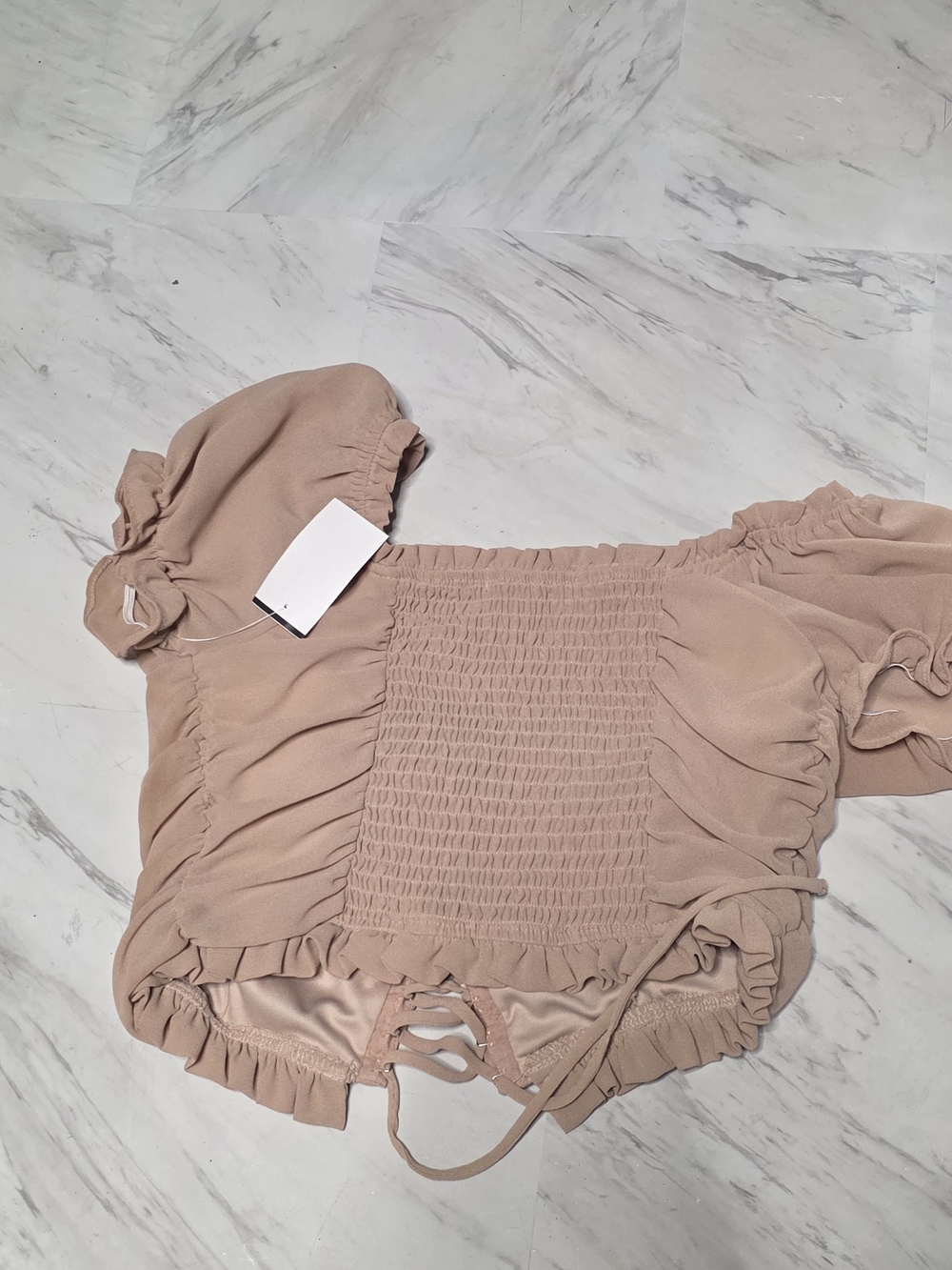 Ardene Blush Pink Ruffled Top - Picture 3 of 3